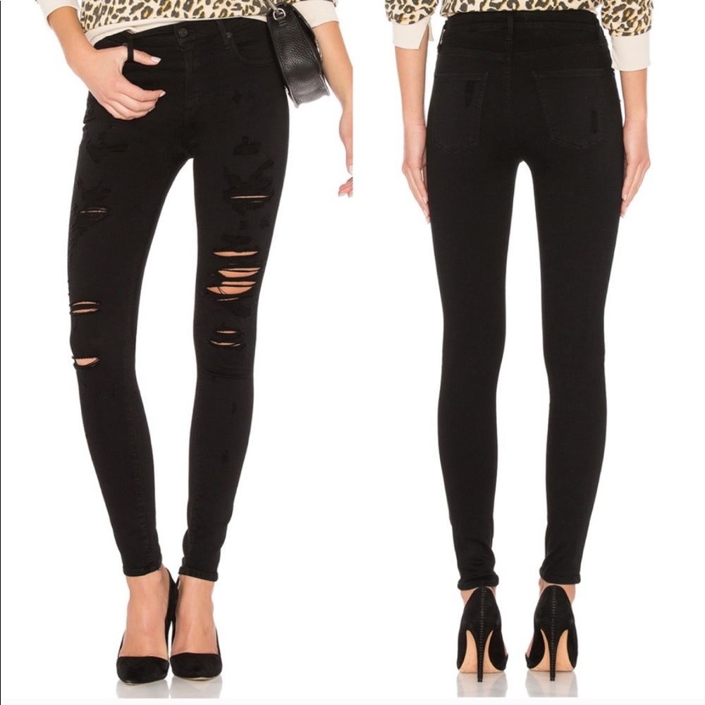 Agolde Sophie High Rise Skinny in Moonstruck